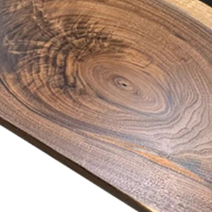 Elite Custom Walnut Black Epoxy Square Coffee Table ECT-31