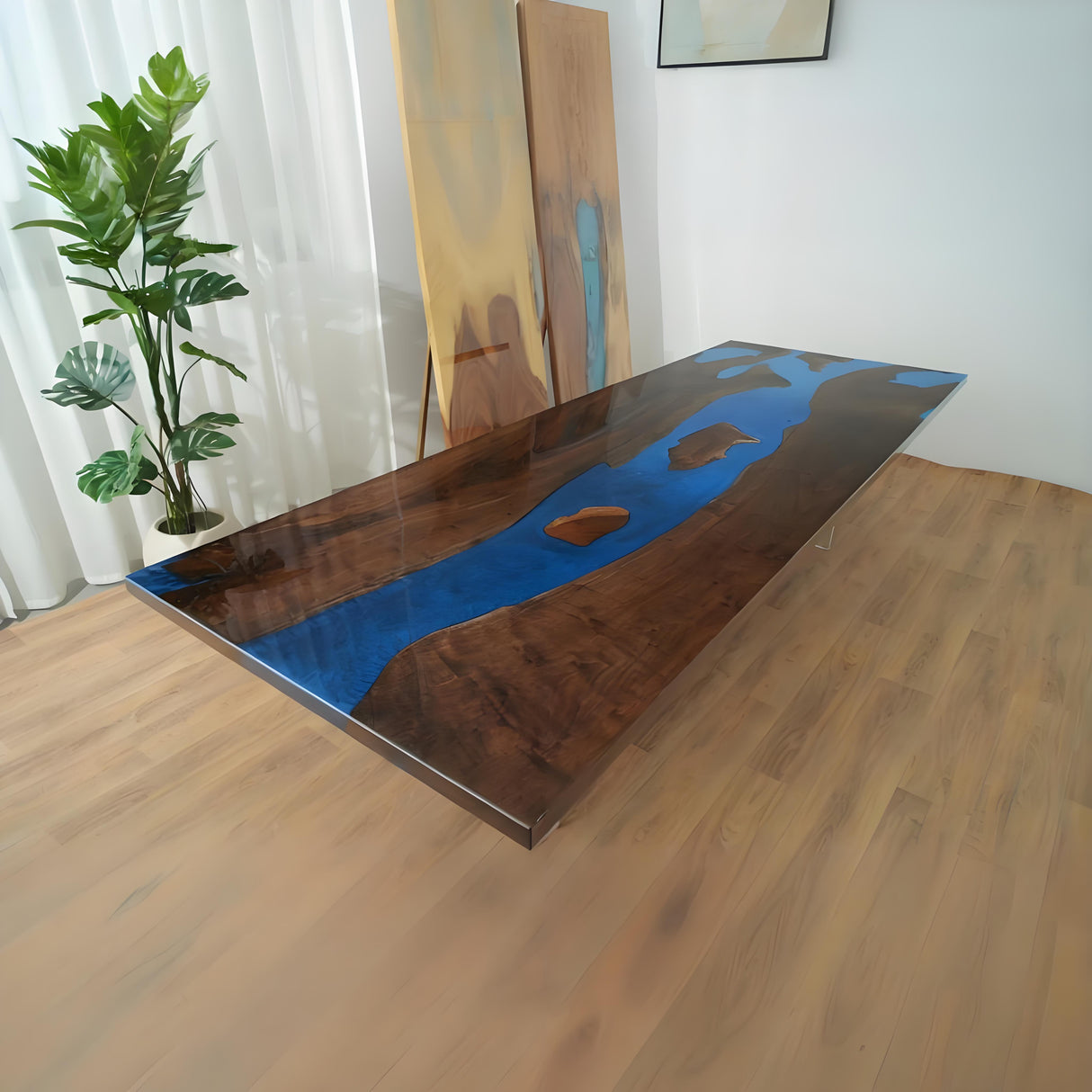Elite Custom Black Walnut Resin Conference Table ECT-87
