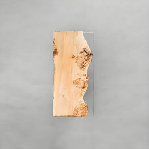 Elite Straight - Edge Poplar Wood Dining Table with Clear Epoxy 66.14"L x 31.57"W EIT-16