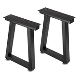 Black Metal Coffee Table Legs Heavy-Duty One Pair ETL-02