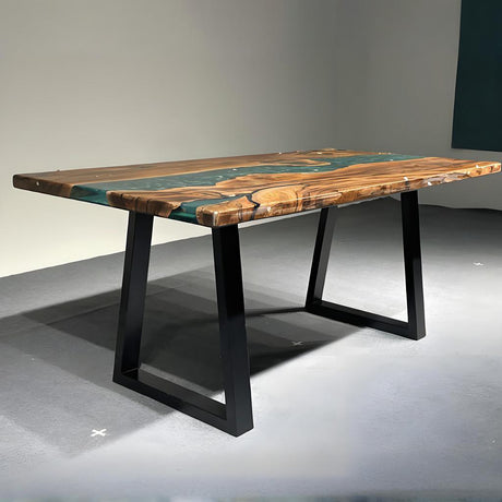 Black Metal Coffee Table Legs Heavy-Duty One Pair ETL-02