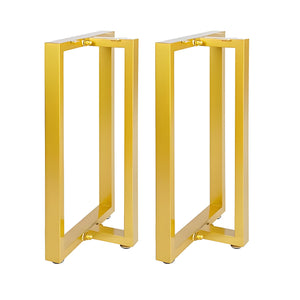 Golden Color Metal Table Leg/ Table Bases T-shape One Pair ETL-04
