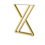 Gold Metal Table Legs Y-shape Heavy-Duty One Pair ETL-06