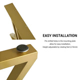 Gold Metal Table Legs Y-shape Heavy-Duty One Pair ETL-06