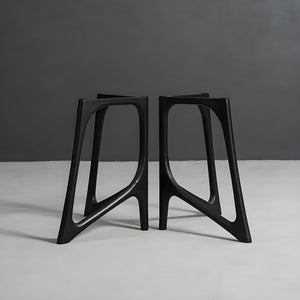Black Wood Table Legs Butterfly One-pair ETL-17