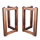 Walnut Wood Table Legs/Table Base L-shape One-pair ETL-20
