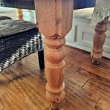 Amish-Crafted Solid Wood Farmhouse Table Legs – Handmade Durability ETL-22