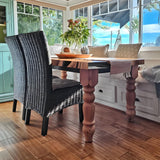 Amish-Crafted Solid Wood Farmhouse Table Legs – Handmade Durability ETL-22