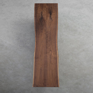 Elite Custom Black Walnut Soild Wood Slab Dining Table EWT22