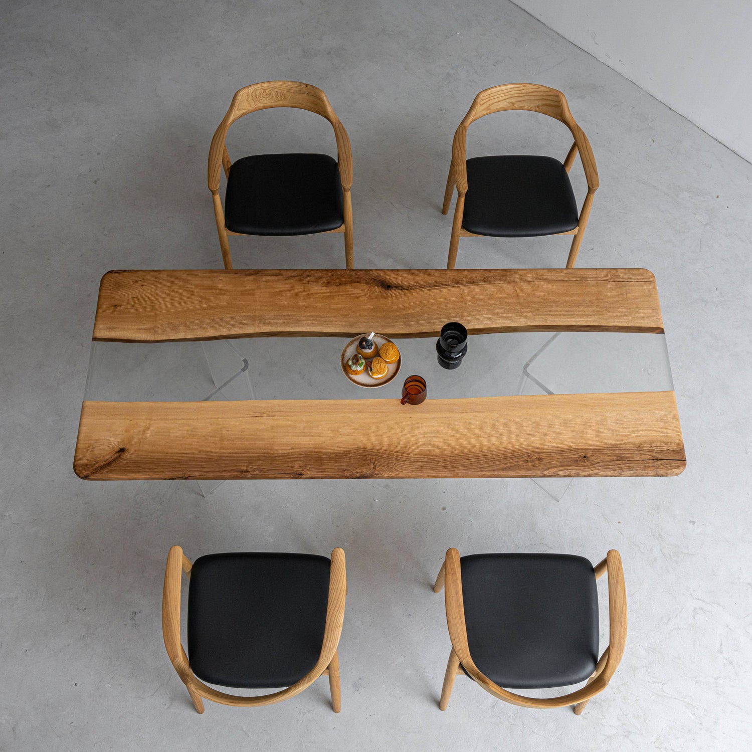 Ash Epoxy Handmade Table 