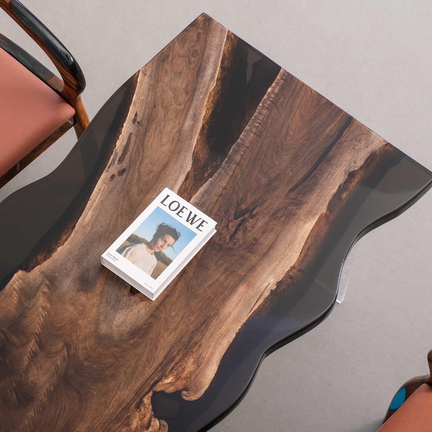  Black Walnut  Epoxy Resin Table