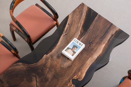  Black Walnut  Epoxy Resin Table