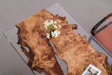 Elite Clear Poplar Epoxy Table 110.24"L×39.37"W