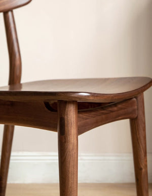 Elite Custom Black Walnut Wood Chair ECA-04