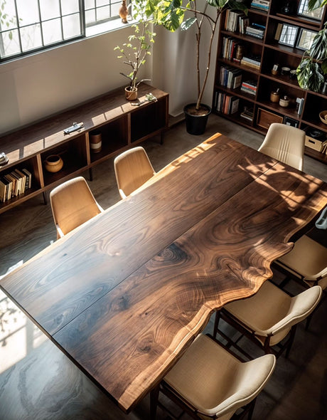 Custom Irregular Conference Wood Tables