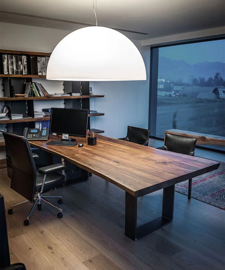 Wood Slab Office Tables