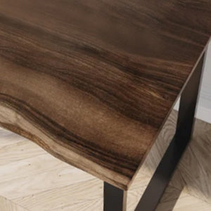 Elite Live Edge Walnut Custom Epoxy Office Table ECT-34