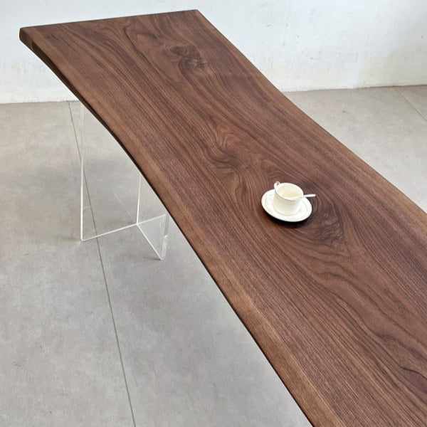 Elite Live Edge Walnut Wood Table 94.88"L×25.98"W
