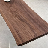 Elite Live Edge Walnut Wood Table 94.88"L×25.98"W