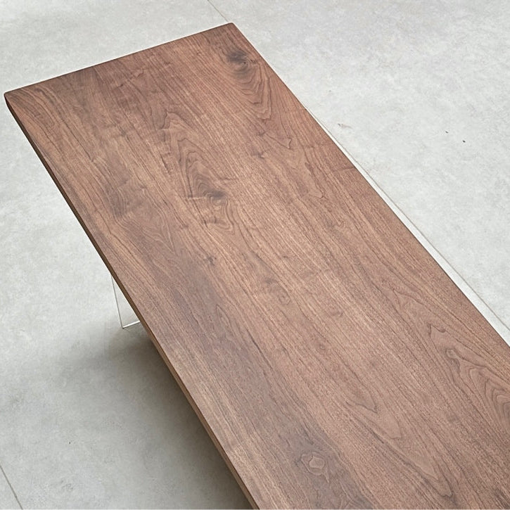 Elite Solid Walnut Wood Table 94.49"L×35.43"W