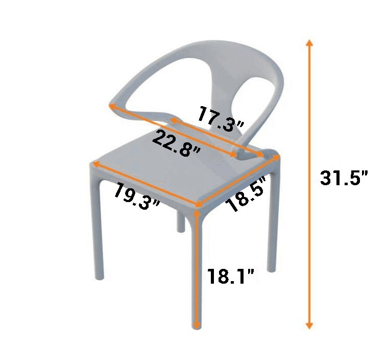 Elite Walnut Epoxy Accent Chair – ECC-01