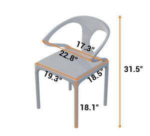 Elite Walnut Epoxy Accent Chair – ECC-01