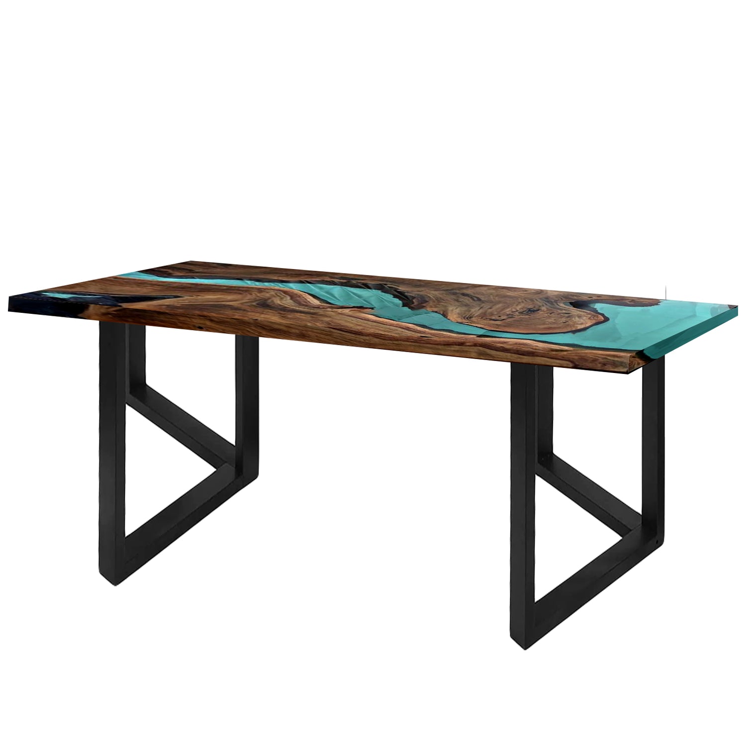 Metal Table Legs V-Shape One Pair 