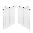 Acrylic Table Legs T - Shape One - pair ETL - 27 - Elitecustomtable
