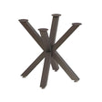 Black Metal Table Leg/ Table Bases X - shape Heavy - Duty ETL - 03 - Elitecustomtable