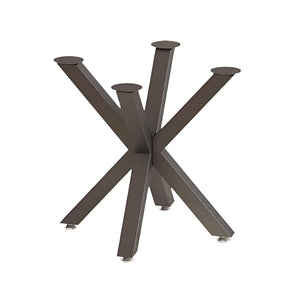 Black Metal Table Leg/ Table Bases X - shape Heavy - Duty ETL - 03 - Elitecustomtable