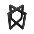 Black Metal Table Legs Cross - shape Heavy - Duty One Pair ETL - 13 - Elitecustomtable