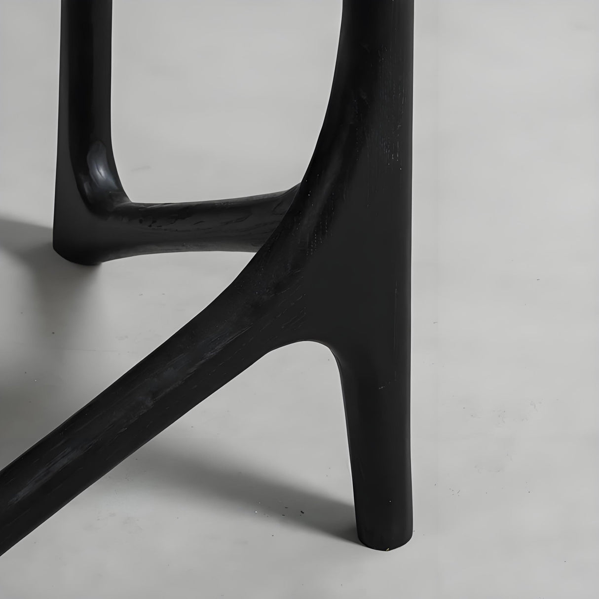 Black Wood Table Legs Butterfly One - pair ETL - 17 - Elitecustomtable