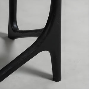 Black Wood Table Legs Butterfly One - pair ETL - 17 - Elitecustomtable