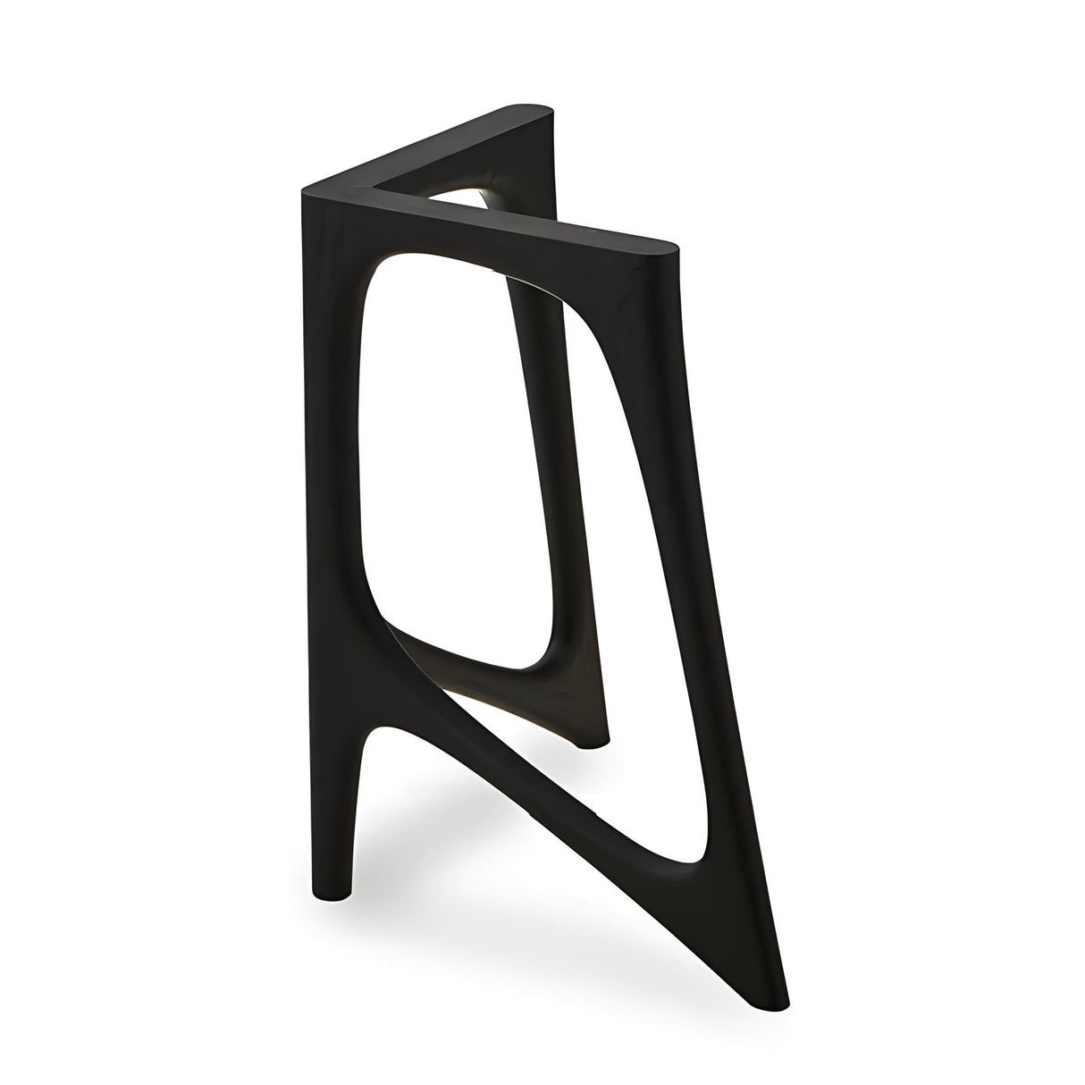 Black Wood Table Legs Butterfly One - pair ETL - 17 - Elitecustomtable