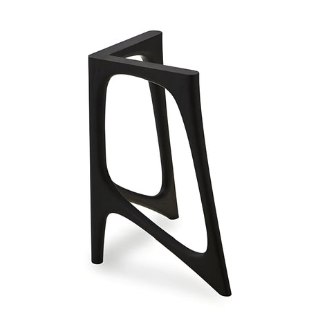 Black Wood Table Legs Butterfly One - pair ETL - 17 - Elitecustomtable