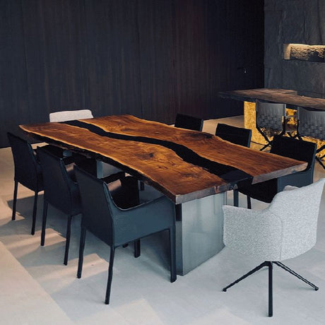 black walnut epoxy tables ECT-43
