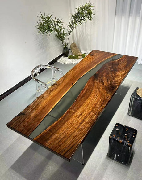 clear epoxy resin table top ECT-22