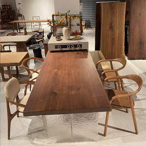 Custom Retangular Walnut Wood Countertop EWT - 17 - Elitecustomtable