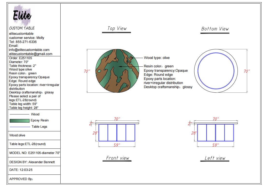 ECT - 44 Final Balance Payment Link for Steve - Elitecustomtable