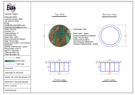 ECT - 44 Final Balance Payment Link for Steve - Elitecustomtable