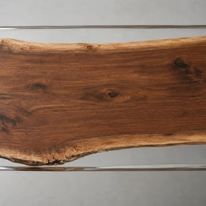 Elite Bevel Edge Custom Walnut Epoxy Office Table ECT-40 - Elitecustomtable