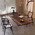 Elite Bevel Edge Custom Walnut Epoxy Office Table ECT - 40 - Elitecustomtable