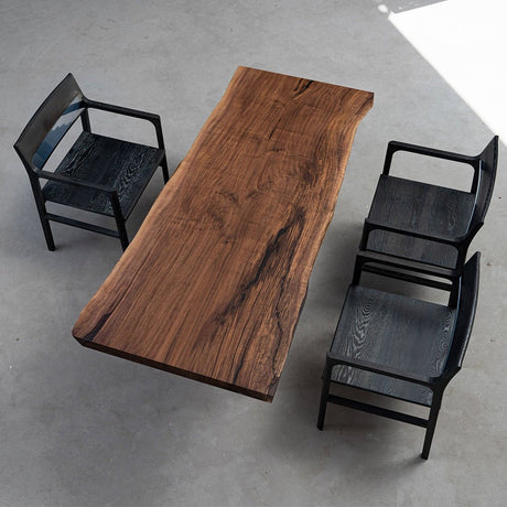 Elite Custom Black Walnut Soild Wood Slab Dining Table EWT - 21 - Elitecustomtable