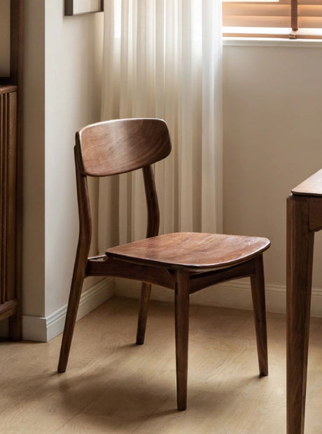 Elite Custom Black Walnut Wood Chair ECC - 03 - Elitecustomtable