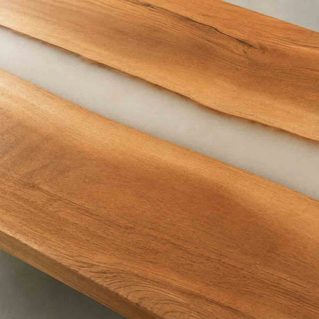 Elite Custom Clear Epoxy Walnut Kitchen Countertop ECT-27 - Elitecustomtable