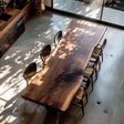 Elite Custom Live Edge Black Walnut Wood Dining Table EWT - 05 - Elitecustomtable
