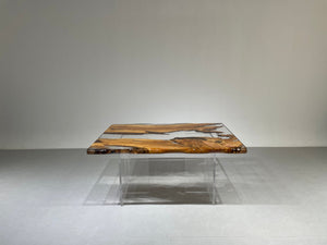Elite Custom Live Edge Olive Wood Resin Office Table ECT-42 - Elitecustomtable