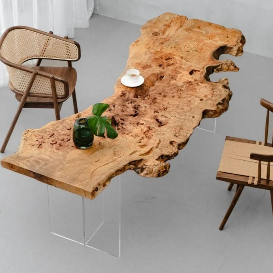 Elite Custom Poplar Wood Irregular Table EWT-15