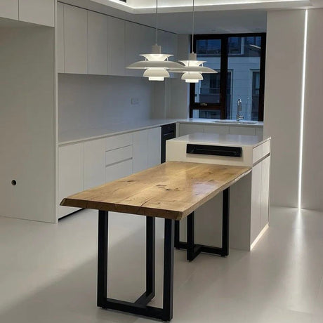 Elite Custom Straight Edge Wood Countertop EWT - 11 - Elitecustomtable