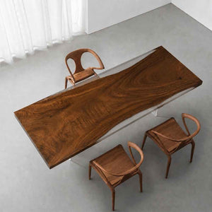 Elite Custom Walnut Epoxy Resin Conference Table ECT-32 - Elitecustomtable